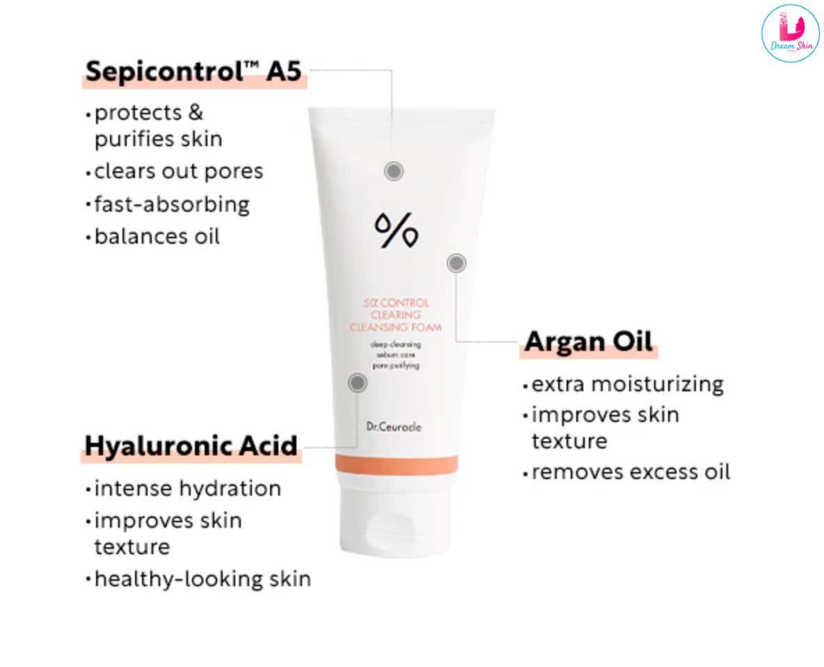 Dr.Ceuracle 5 Alpha Control Cleansing Foam [200ml]